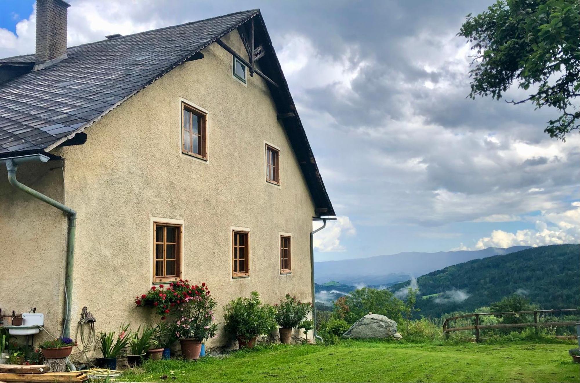 Mauthnerhube Uebernachten Mit Aussicht Daire Sankt Oswald ob Eibiswald Dış mekan fotoğraf